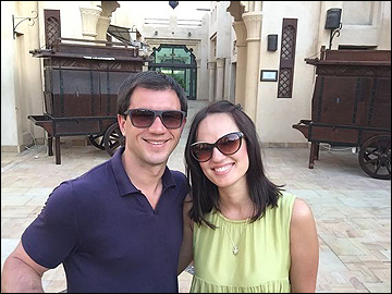 Станислав Голованов с супругой