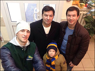 Станислав Голованов с семьей